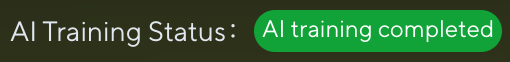 AI Training Complete