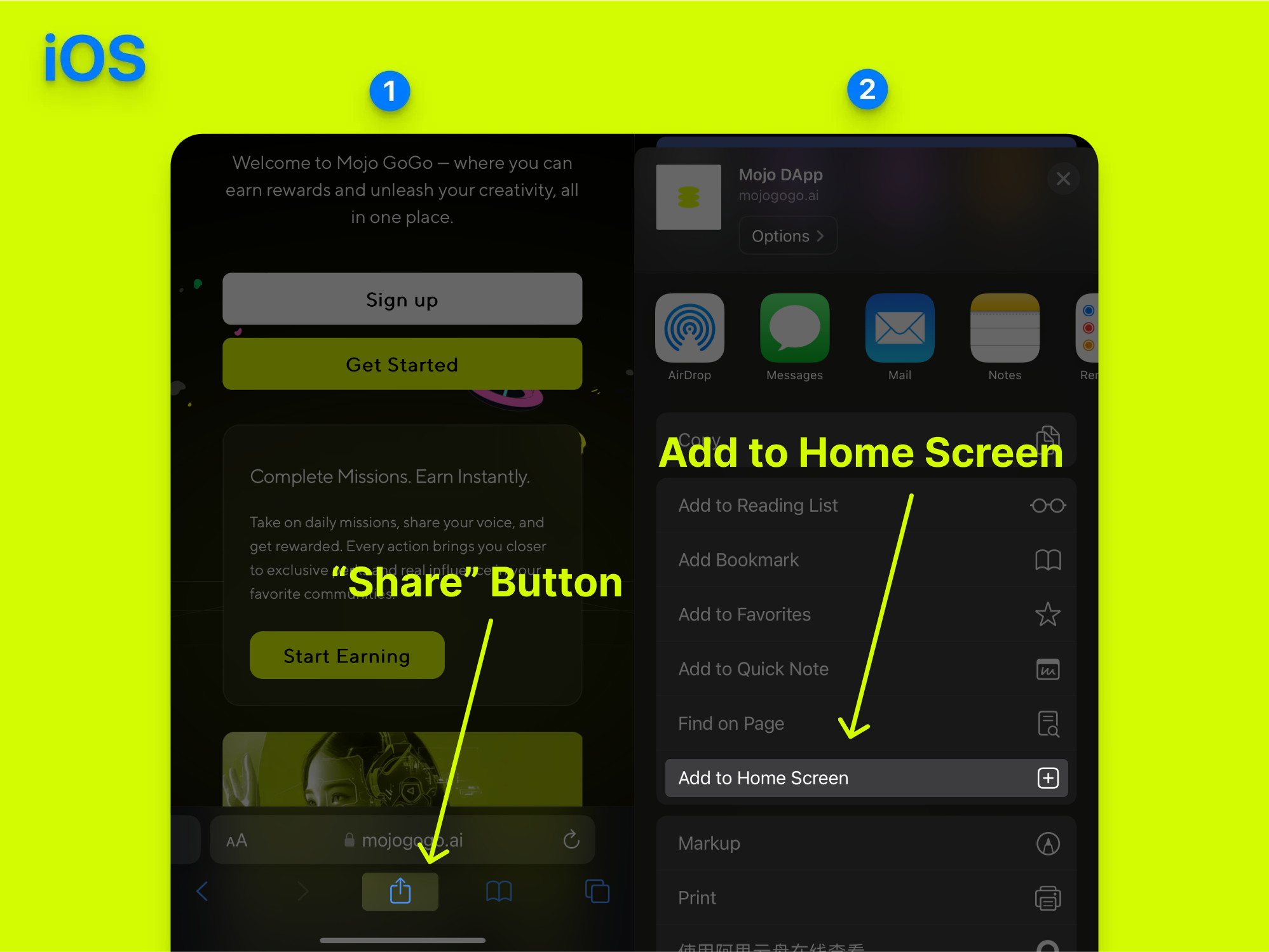 iOS PWA Installation